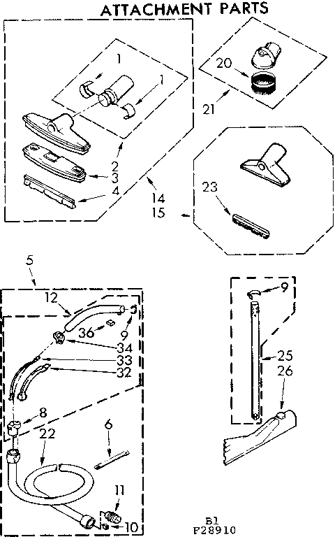 Attachment parts