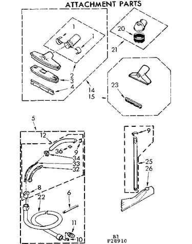 Attachment parts