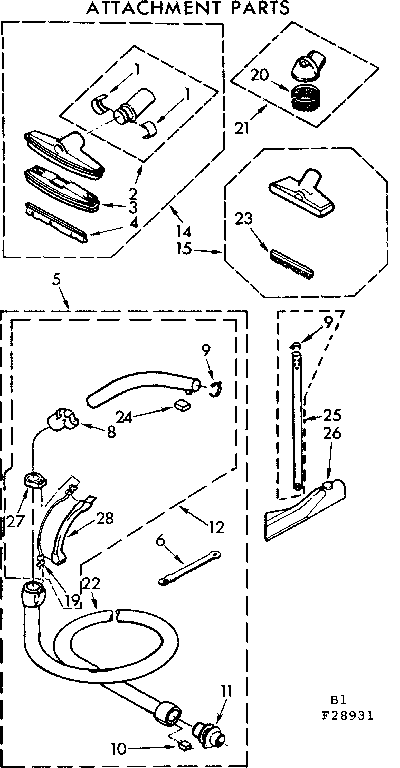 Attachment parts