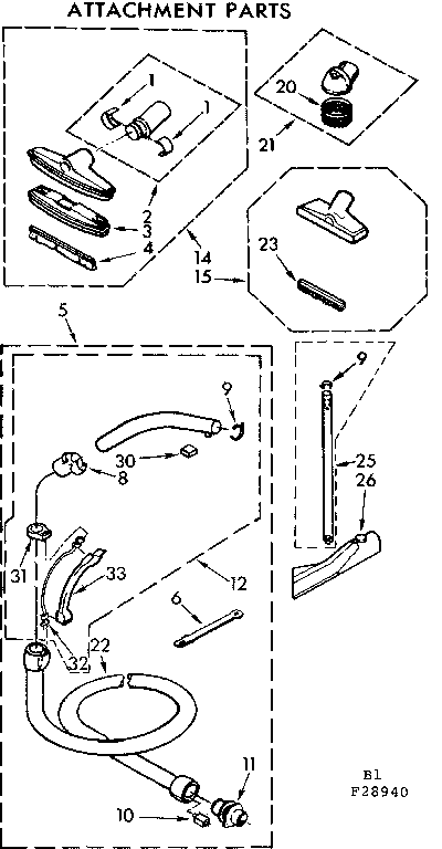 Attachment parts