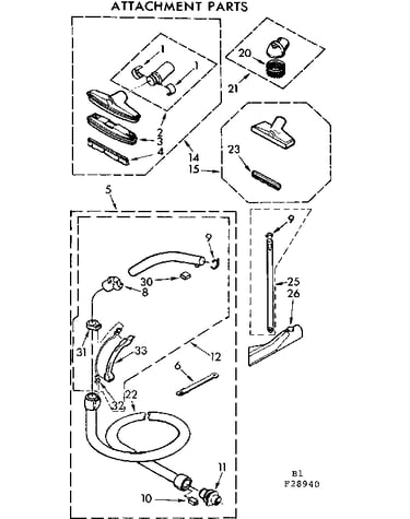 Attachment parts