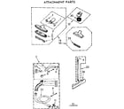 Kenmore 11628950 attachment parts diagram