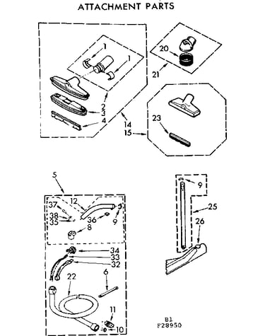 Attachment parts