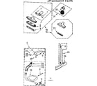 Kenmore 11628951 attachment parts diagram
