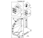 Kenmore 11628960 attachment parts diagram