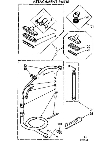 Attachment parts