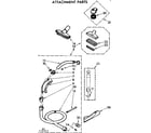 Kenmore 11628963 attachment parts diagram