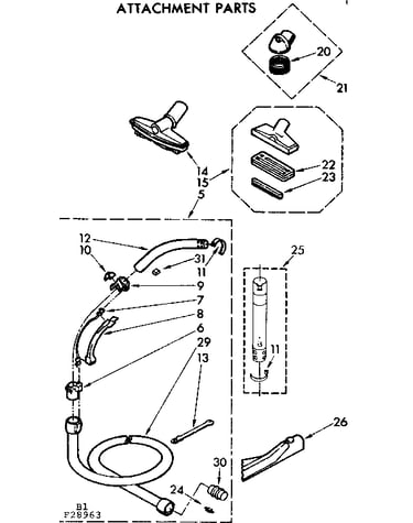 Attachment parts