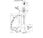 Kenmore 11628980 attachment parts diagram
