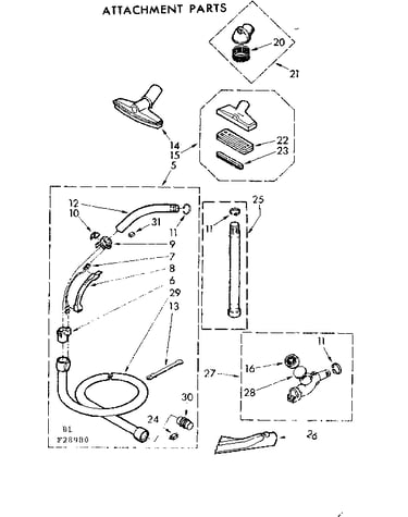 Attachment parts