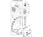 Kenmore 11628982 attachment parts diagram