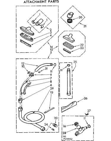 Attachment parts