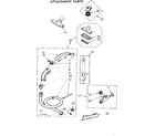 Kenmore 11628983 attachment parts diagram