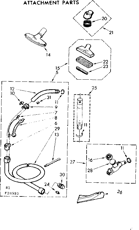 Attachment parts
