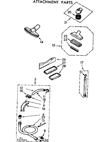 Attachment parts
