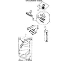 Kenmore 11628996 attachment parts diagram