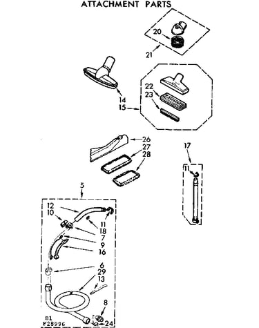 Attachment parts