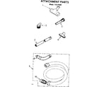 Kenmore 11629290 attachment parts diagram