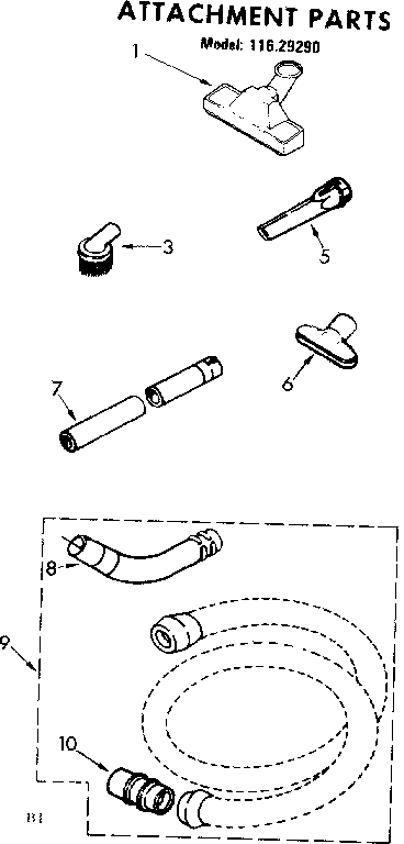 Attachment parts