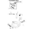 Kenmore 11629403 attachment parts diagram