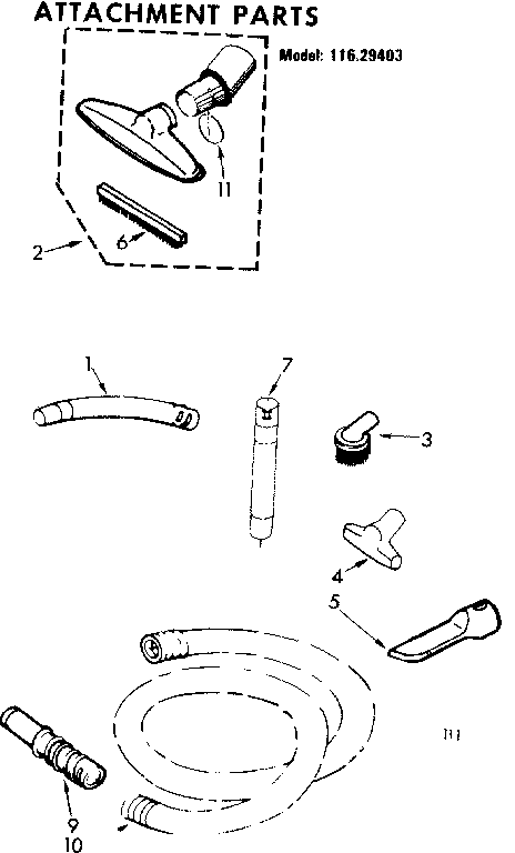 Attachment parts