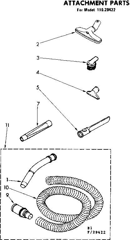 Attachment parts