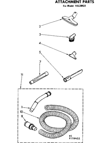 Attachment parts