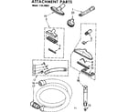 Kenmore 11629601 attachment parts diagram
