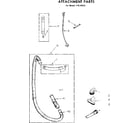 Kenmore 11629695 attachment parts diagram