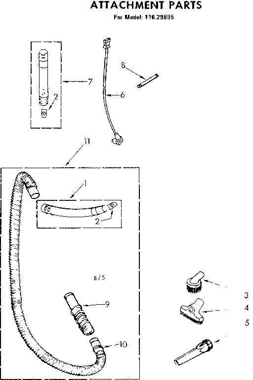Attachment parts