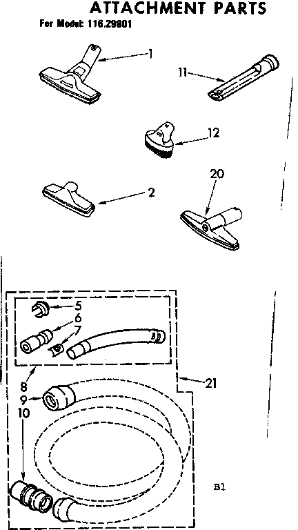 Attachment parts