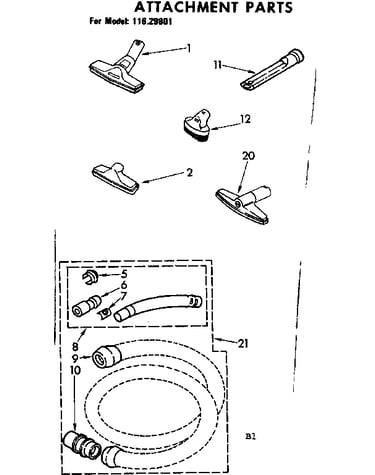Attachment parts