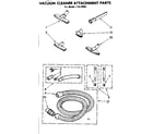Kenmore 11629802 attachment parts diagram