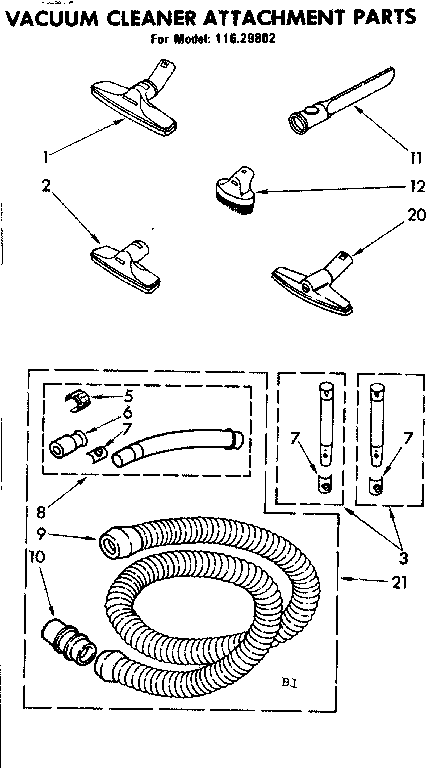 Attachment parts