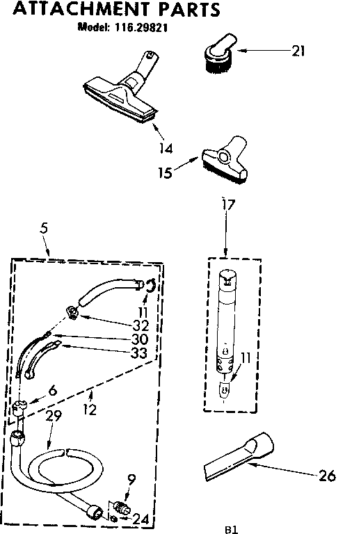 Attachment parts
