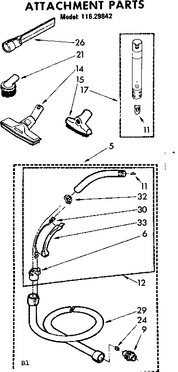 Attachment parts