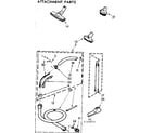 Kenmore 11629873 attachment parts diagram