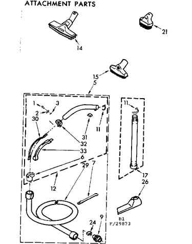 Attachment parts