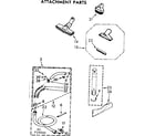 Kenmore 11629890 attachment parts diagram