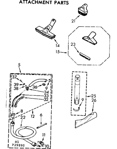 Attachment parts