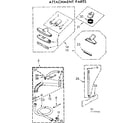 Kenmore 11629906 attachment parts diagram