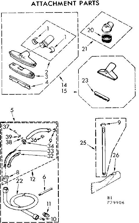 Attachment parts