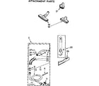 Kenmore 11629907 attachment parts diagram