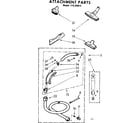 Kenmore 11629915900-1980 attachment parts diagram