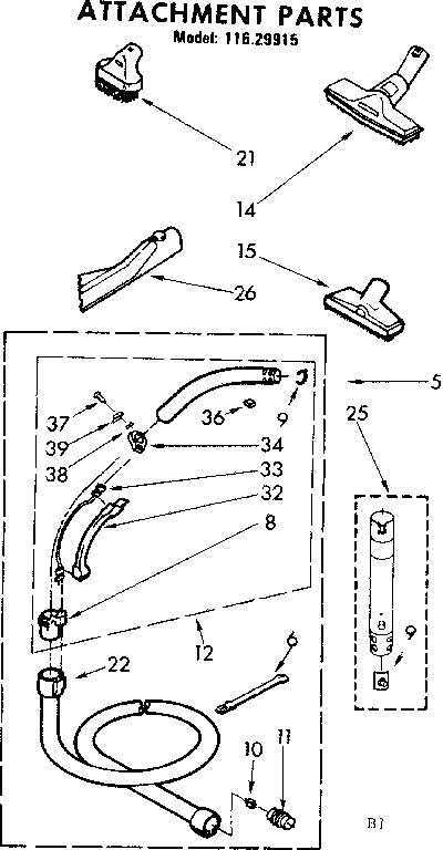 Attachment parts