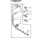 Kenmore 11629917 attachment parts diagram