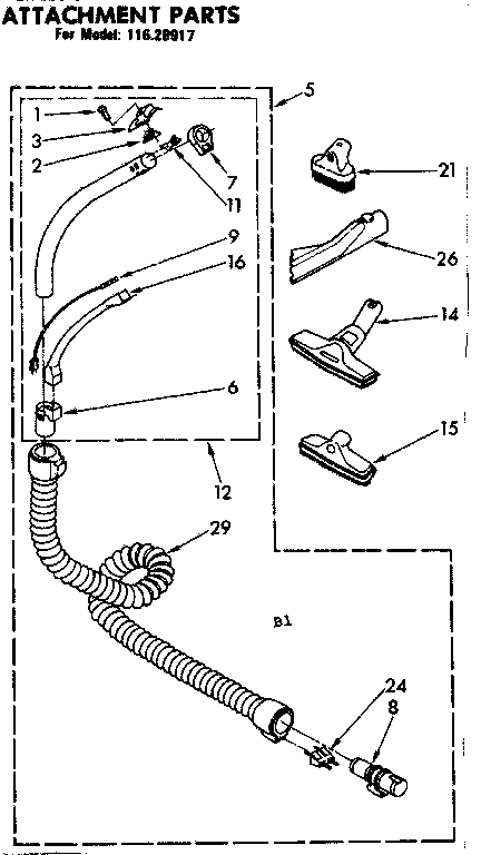 Attachment parts