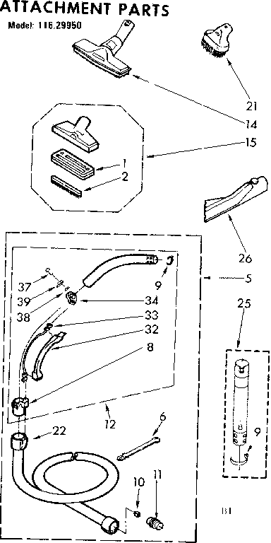 Attachment parts