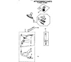 Kenmore 11629963 attachment parts diagram
