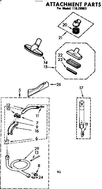 Attachment parts
